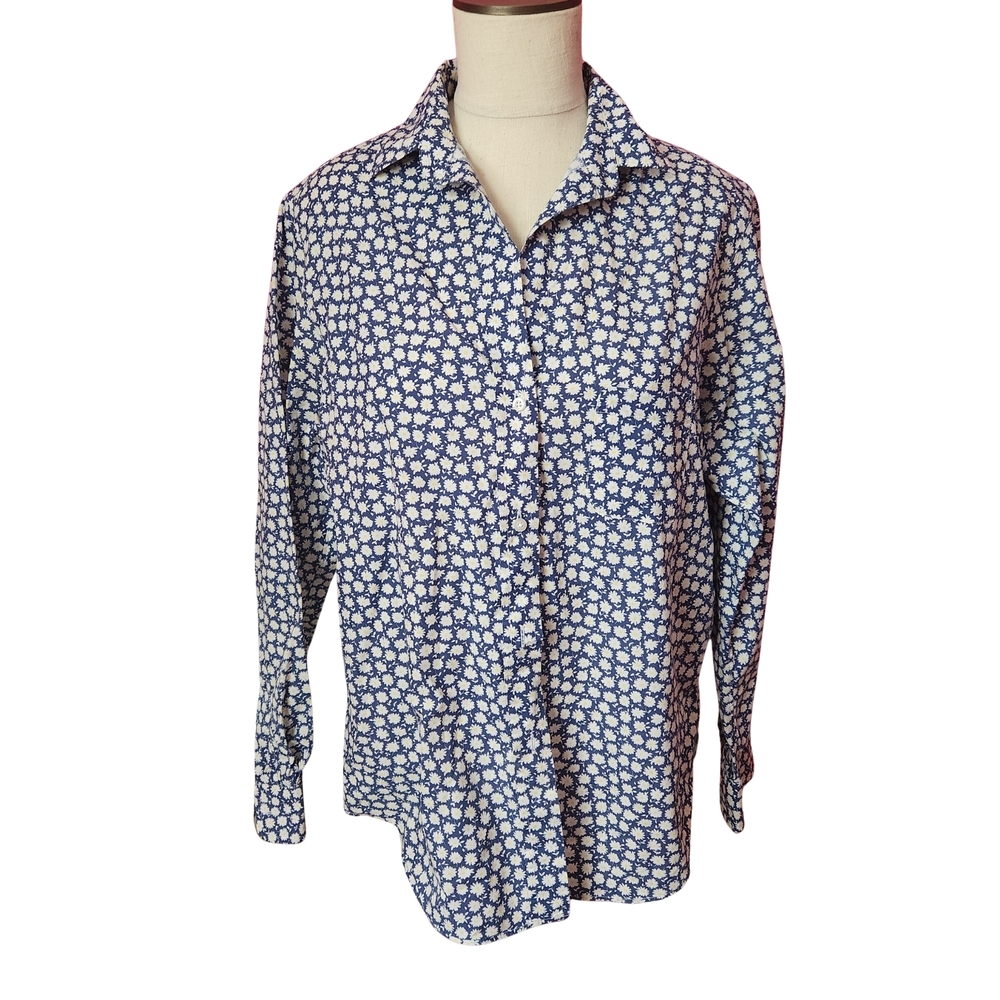 Blue Floral Greyson Sz 03 Daisy Button-Down Shirt